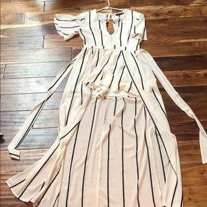 Romper with over skirt